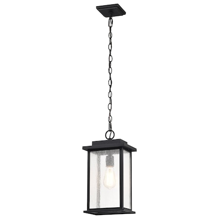 Nuvo Sullivan Outdoor Hanging Lantern 1 Light Matte Black Finish 60/7377